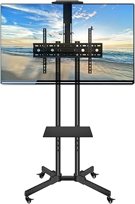 Support de moniteur mobile dayong avec roulettes support de sol pour chariot