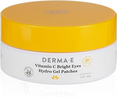 Patchs hydrogel derma e bright eyes avec vitamine c, 85 g