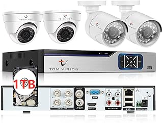 Kit de caméra hd 4 canaux avec disque dur de 1 to