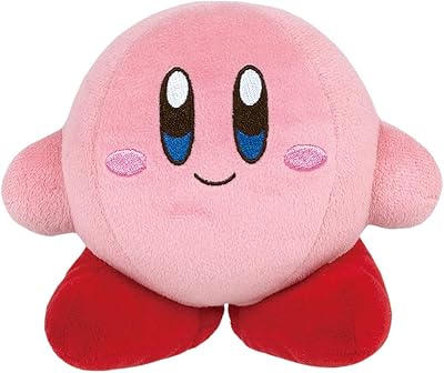 Poupée en peluche kirby sunny sous licence officielle super mario kp01uk, multicolore