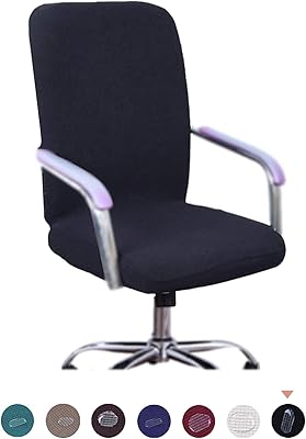 Housse de chaise de bureau d'ordinateur sculling taille libre remplacement extensible