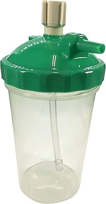 BOUTEILLE D'HUMIDIFICATEUR À CONCENTRATEUR D'OXYGÈNE (PAQUET DE 1)