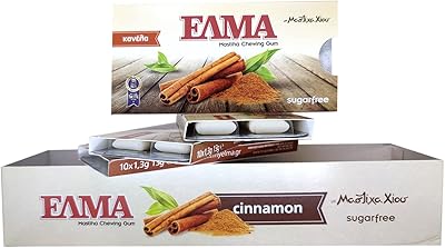Comprimés à croquer à la cannelle et sans sucre mastia sans gomme