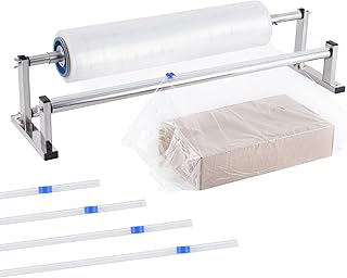 Machine d'emballage et distributeur de film étirable, 19,7 pouces en acier inoxydable, machine