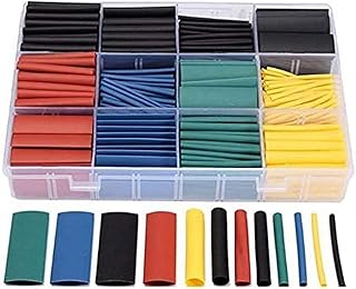 Melfytm 530 pièces ensemble de gaines thermorétractables 6 couleurs et 11 tailles isolantes