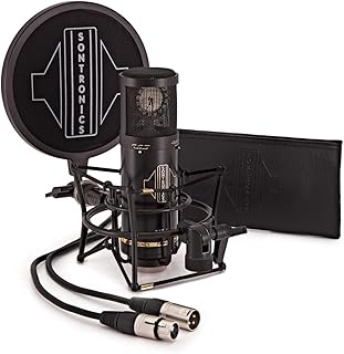 Sontronics stc-3x pack microphone à condensateur 3 modes avec accessoires - noir