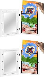 Cadre artistique avant a4 2 pièces pour enfants, cadres ouverts pour exposition d'art