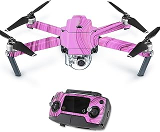 Peau mightyskins compatible avec le drone quadricoptère dji mavic pro - marbre thaïlandais