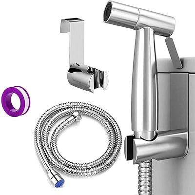 Ensemble de pulvérisateur de bidet de toilette 4 pièces, ensemble shattaf portatif