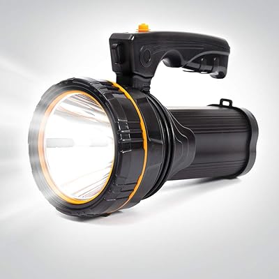 Lampe de poche led rechargeable ultra puissante maithank avec 4 piles 10 000
