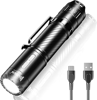 Lampe de poche rechargeable wopen 1200 lumens haute luminosité lampe tactique