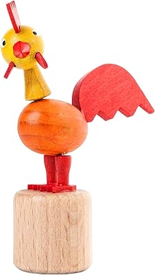 Jouet à pousser coq dregeno pour enfants alexander taron - 3,75\" h x