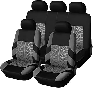 Ensemble complet de housses de siège de voiture, protections de siège baquet avant