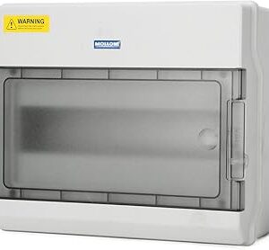 Boîtier de distribution d'énergie mollom avec barres omnibus et rail din pour disjoncteur miniature, cadenas disponible pour une utilisation intérieure et extérieure (12 voies sans verrouillage). Shopping en ligne au Sénégal ? Pensez Diaytar !