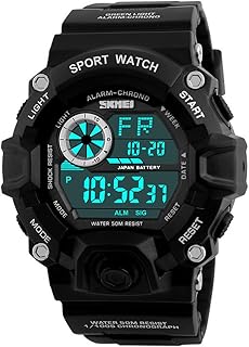 Montre de sport électronique numérique vanmis résistante à l'eau jusqu'à 50 mètres