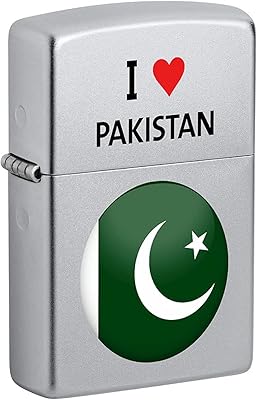 Zippo 205 ci412703 chrome satiné uni i heart pakistan design coupe-vent