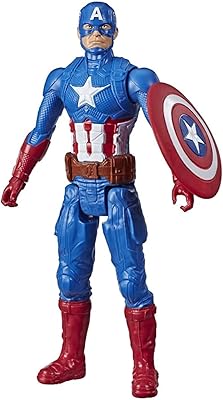 Figurine d'action marvel avengers titan hero blast gear série captain america, taille 12 pouces, avec un design inspiré de l'univers marvel, pour les enfants à partir de 4 ans, multicolore, modèle e7877el7. Diaytar : L'intelligence commerciale au service du client