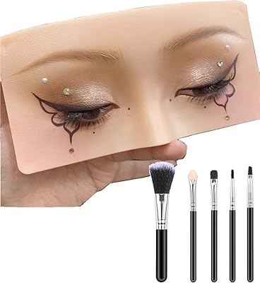 Tableau de pratique de maquillage, pratique du maquillage des yeux 3d, maquillage du