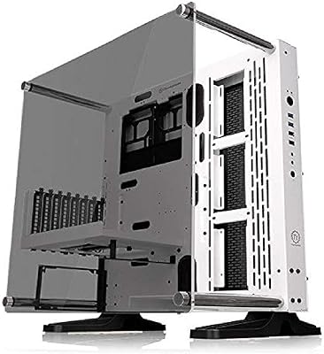 Boîtier d'ordinateur de jeu thermaltake core b3 atx, verre trempé, cadre ouvert