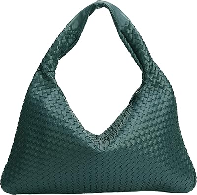 Sacs à bandoulière hobo tissés à la main pour femmes, poignée supérieure, sac