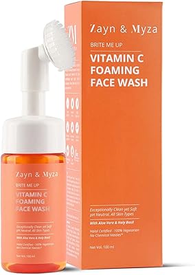 Nettoyant moussant pour le visage zedm zain & maiza à la vitamine c