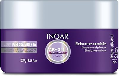 Inoar - masque speed blond - traitements capillaires nourrissants anti-jaunissement, soins capillaires