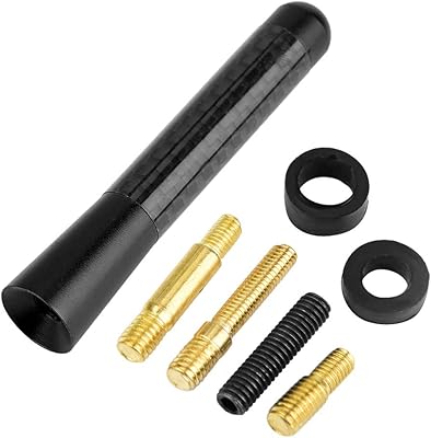 Antenne de voiture, antenne courte en alliage d'aluminium et de carbone de 3