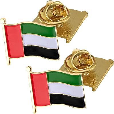 Broche du drapeau national des émirats arabes unis, insigne de broche, emblème