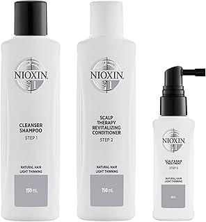 Nioxin system kit 1, traitement de renforcement et d'épaississement des cheveux, pour cheveux naturels légèrement clairsemés, taille d'essai (approvisionnement de 1 mois). L'univers du discount accessible 24/7 sur Diaytar Sénégal