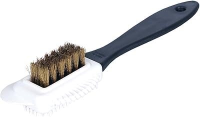 Brosse de nettoyage de chaussures multifonctionnelle à 4 côtés en cuir nubuck