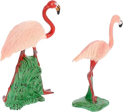 Hanabass 2 pièces modèle de flamant rose en mousse, jouets de bureau, décoration