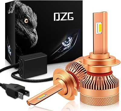 Ampoules de phare led dzg h7 100 w 6 500 k, blanc super
