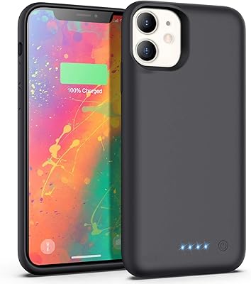 Coque de batterie viop pour iphone 11, étui de chargement portable 6800 mah