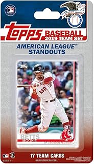 Ensemble de 17 cartes topps american league all star standouts factory en édition