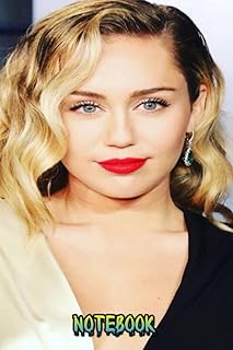 Cahier : carnet de notes ligné de composition miley cyrus grand 6