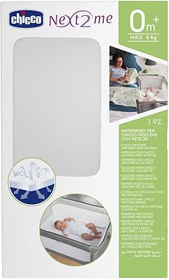 Matelas chicco next2me en maille respirante 3d, blanc | alternative originale et officielle