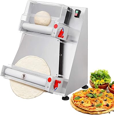 Presse à pâte pizza commerciale automatique machine électrique de 16 pouces 370w
