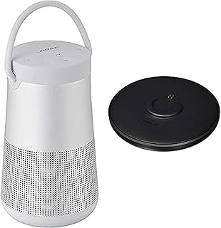 Haut-parleur bluetooth bose soundlink revolve plus 2 - argent de luxe avec support