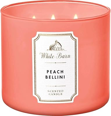Bath & body works beach bellini bougie parfumée à 3 mèches, 411 g