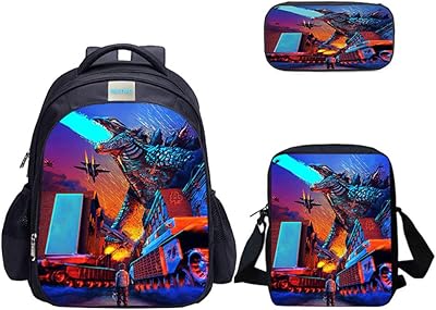 Un ensemble composé d'un sac à dos, d'un sac à lunch avec un motif