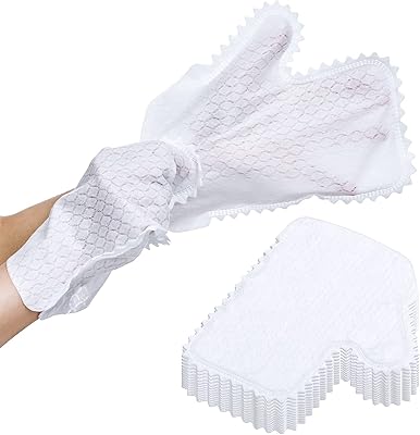 40 pièces gants anti-poussière en microfibre lingettes anti-poussière plumeau ramasser la poussière gants
