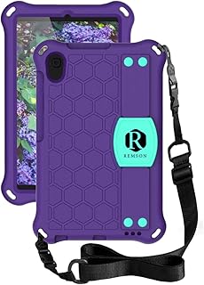 Housse de protection intelligente fine en silicone antichoc ramson avec dragonne et bandoulière