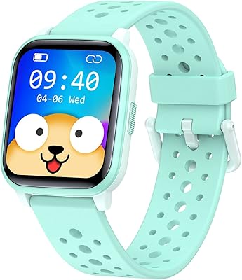 Montre de suivi d'activité pour enfants, montre intelligente étanche ip68 avec 1,4 pouces