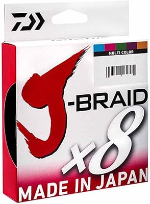 Fil tressé rond daiwa j-braid 500m 8 brins