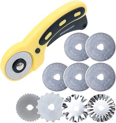Autotool home ensemble de couteaux rotatifs de 45 mm avec 9 lames rotatives