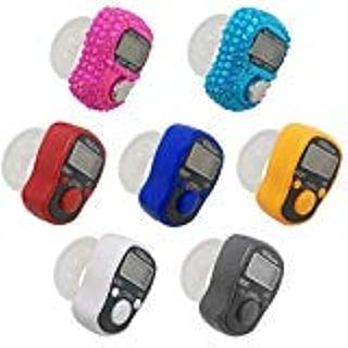 Compteurs de doigts avonta 7 pièces - 5 compteurs de doigts électroniques à led numériques, compteur manuel mécanique pour le suivi des numéros - forme de diamant. Diaytar : Le premier choix des acheteurs avisés