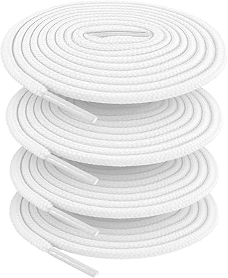 Lacets ronds durables de 45 pouces pour baskets, baskets et skateboards, convient à