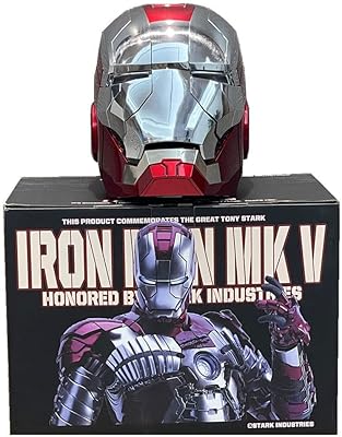 Casque mk5 iron man avec 7 couleurs et contrôle automatique-manuel des couleurs accessoires