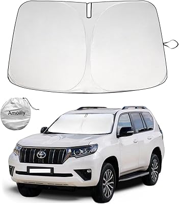 Pare-soleil de voiture amoly pour suv et tesla qui bloque les rayons uv