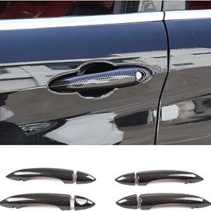 Couvercle de poignée de porte extérieure de voiture en fibre de carbone abs pour alfa romeo giulia 952 stelvio 949 2017-2022 (sans trou de clé intelligente). Diaytar Sénégal : Parce que chaque FCFA compte
